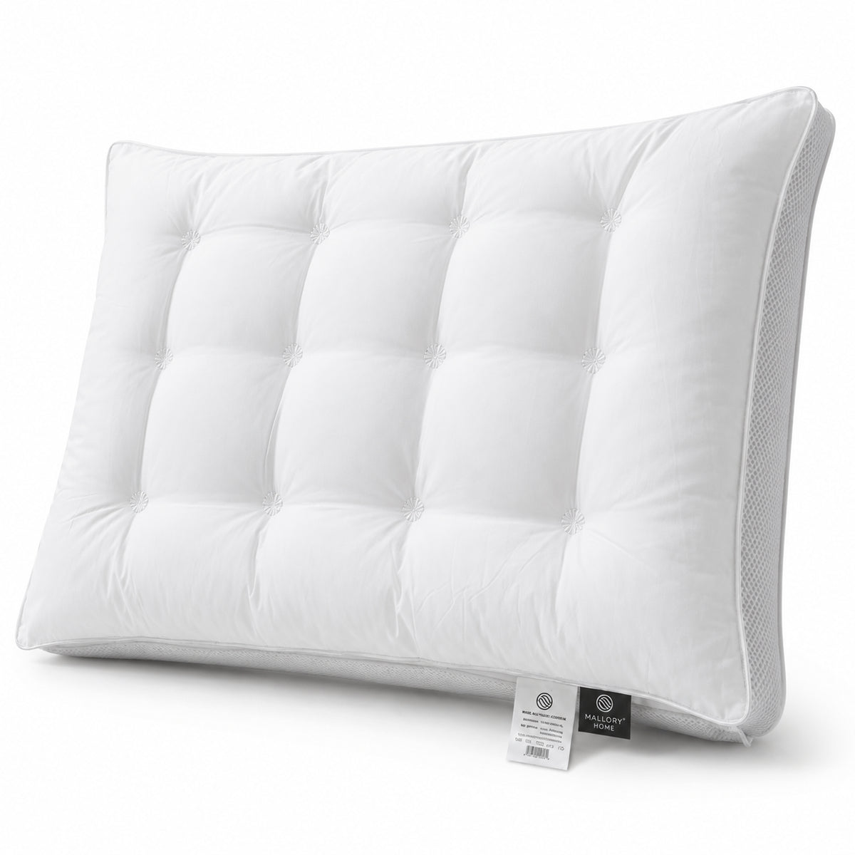 Подушка анатомічна 70х50 см, Cloud Contour, Melloory Home, Білий / Ортопедична подушка / Подушка для сну