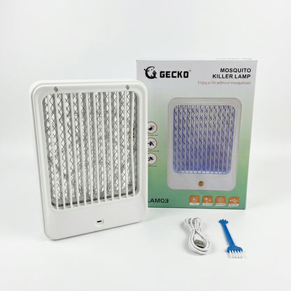 Електрична пастка для комарів з USB, GECKO, Білий / Лампа для знищення комах / Антимоскітна лампа / Знищувач комах