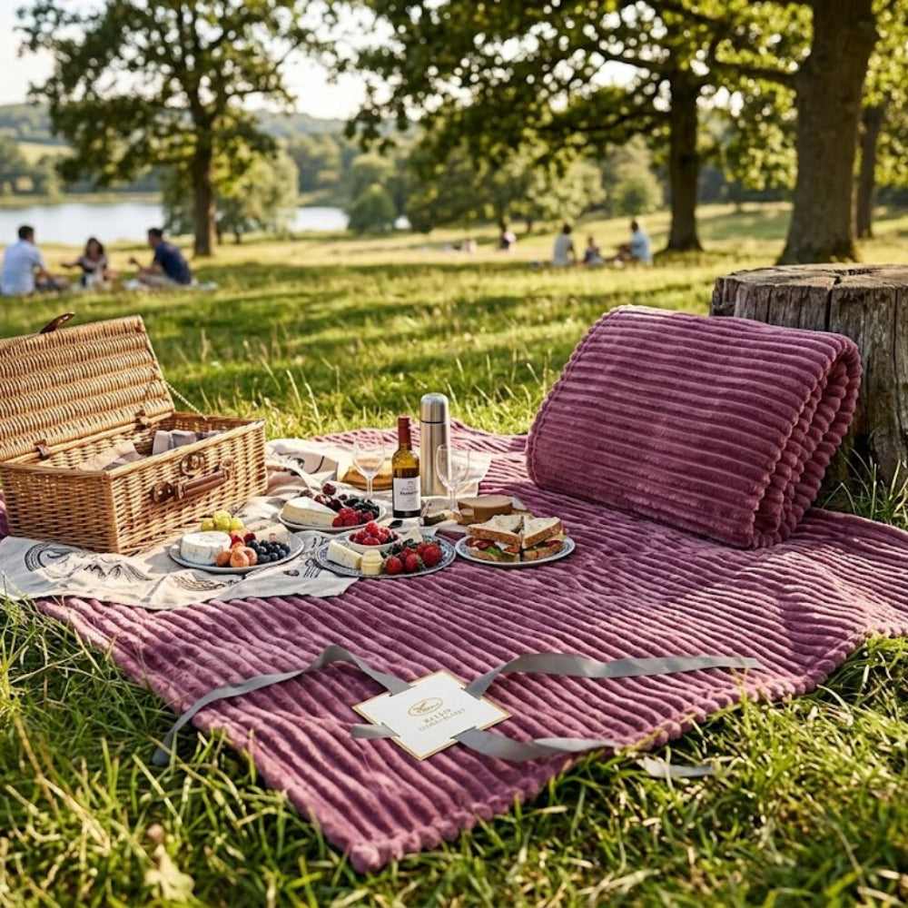 Плед з мікрофібри, двошаровий, 240х220см, Koloco, / Плед покривало / Плед на ліжко
