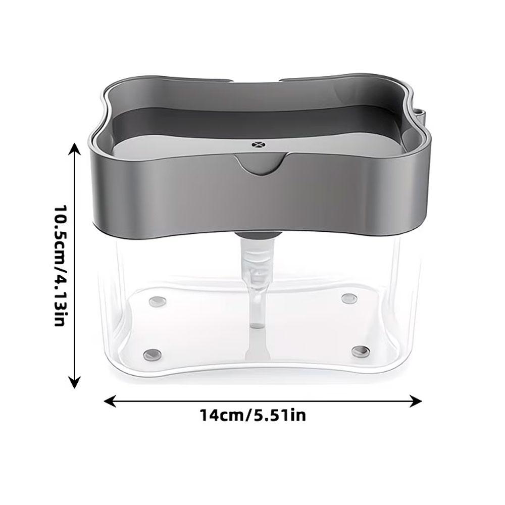 Диспенсер для миючого засобу Soap Pump Sponge Caddy, / Органайзер для мочалок / Дозатор мила
