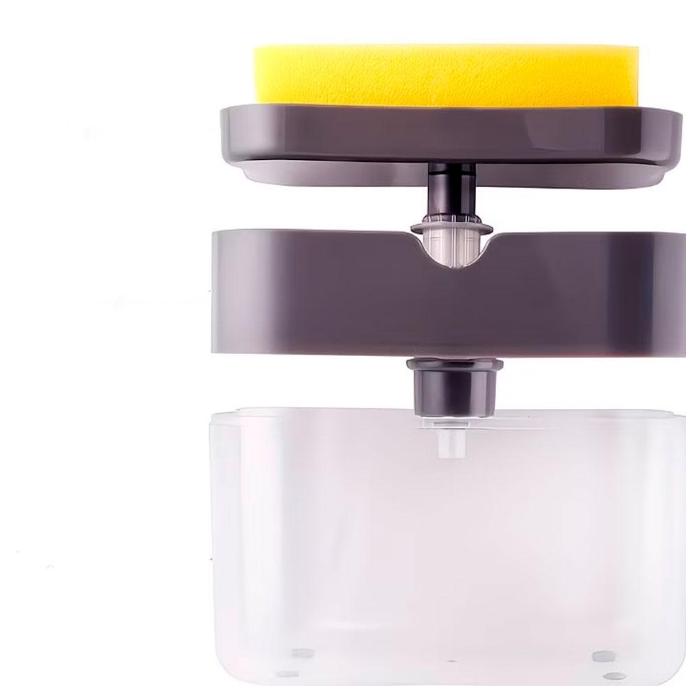 Диспенсер для миючого засобу Soap Pump Sponge Caddy, / Органайзер для мочалок / Дозатор мила
