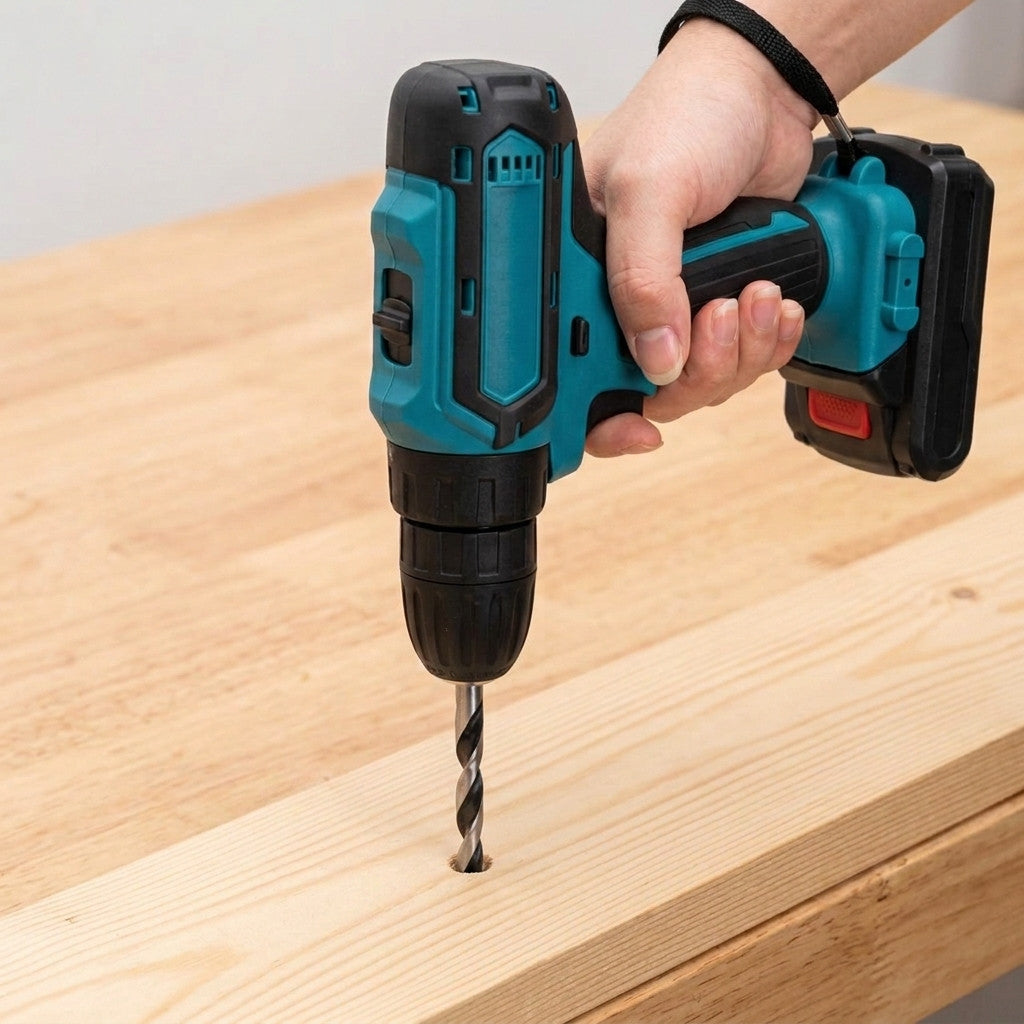 Акумуляторний шуруповерт, 2 АКБ, в кейсі, Синій / Дриль шуруповерт / Шуруповерт бездротовий