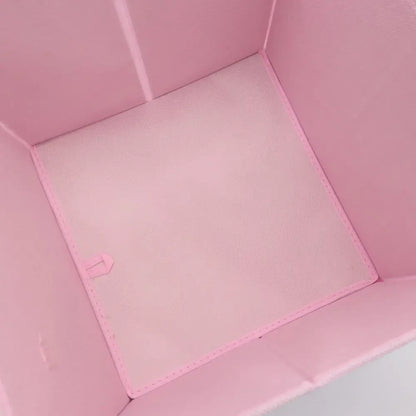 Органайзер для зберігання речей 28x26x26см, 1шт, Storage box AND XL-982, Рожевий / Складні коробки для зберігання одягу