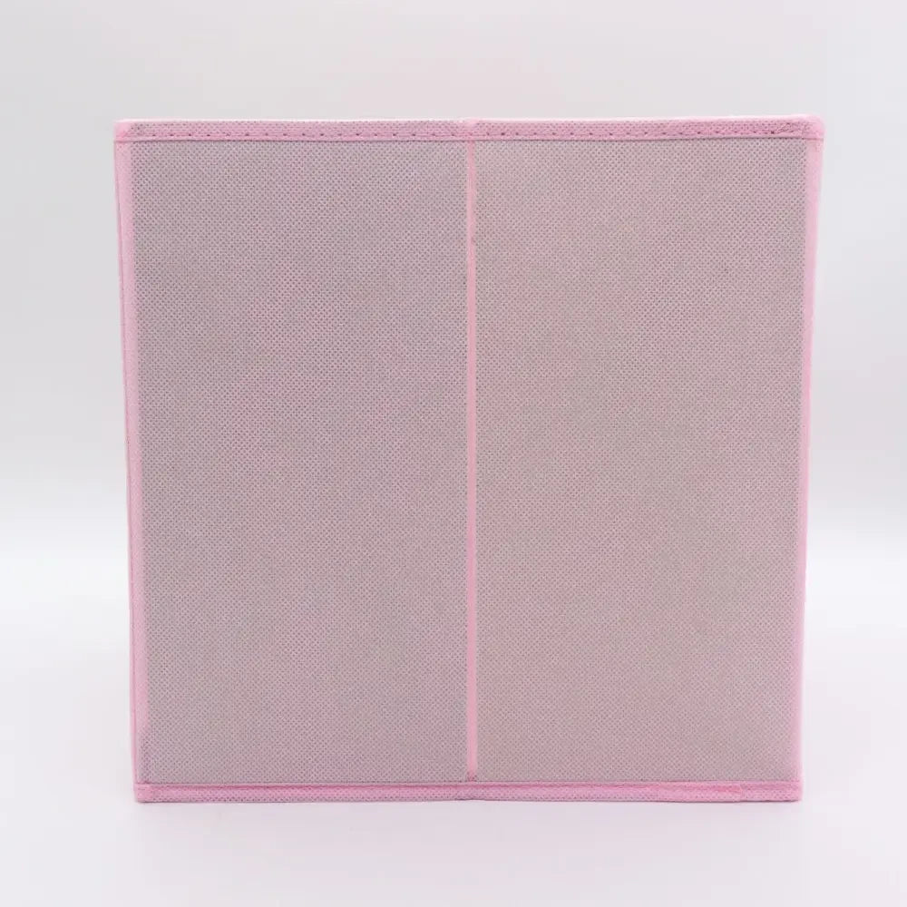 Органайзер для зберігання речей 28x26x26см, 1шт, Storage box AND XL-982, Рожевий / Складні коробки для зберігання одягу
