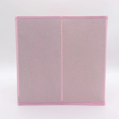 Органайзер для зберігання речей 28x26x26см, 1шт, Storage box AND XL-982, Рожевий / Складні коробки для зберігання одягу