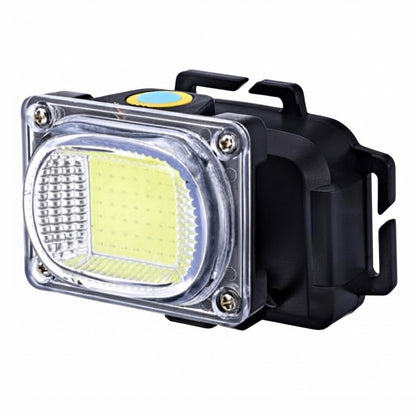 Ліхтар налобний COB, LED, 5Вт, WD-485, Чорний / Ліхтар налобний з червоним стробоскопом / Ліхтар для кемпінгу