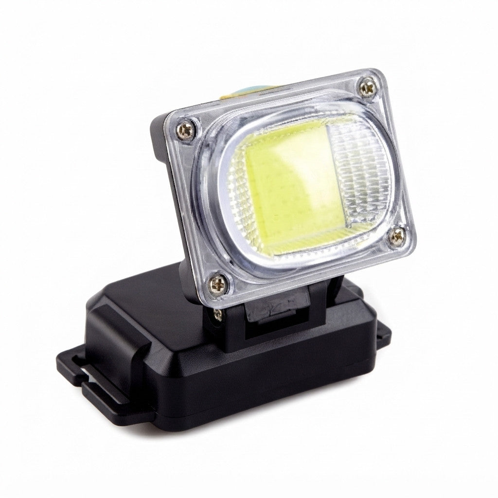 Ліхтар налобний COB, LED, 5Вт, WD-485, Чорний / Ліхтар налобний з червоним стробоскопом / Ліхтар для кемпінгу