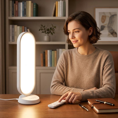 Настільна LED-лампа, 38 Вт, з пультом, K-52, Біла / Лампа для селфі / Студійна світлодіодна лампа