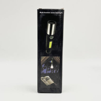 Ліхтарик ручний від USB, BL S507, Чорний / Компактний ліхтарик на акумуляторі / Ліхтар акумуляторний для кемпінгу